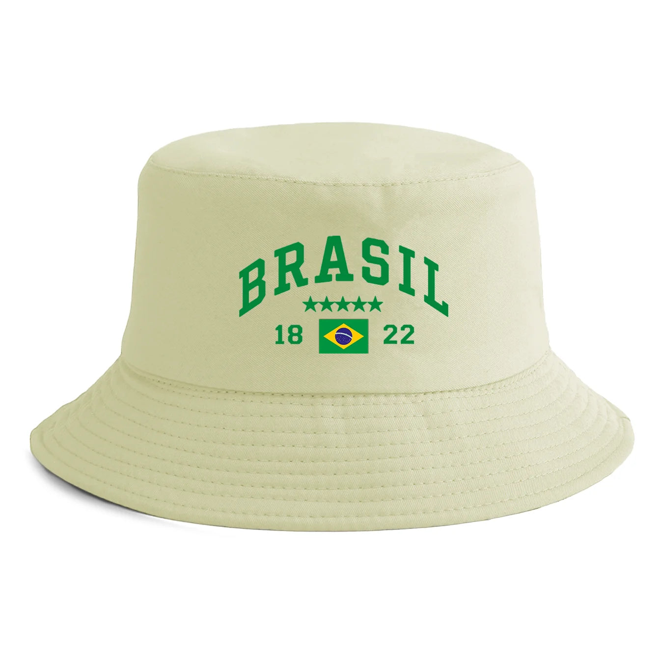 Chapéu Bucket Hat Reversível Bandeira do Brasil