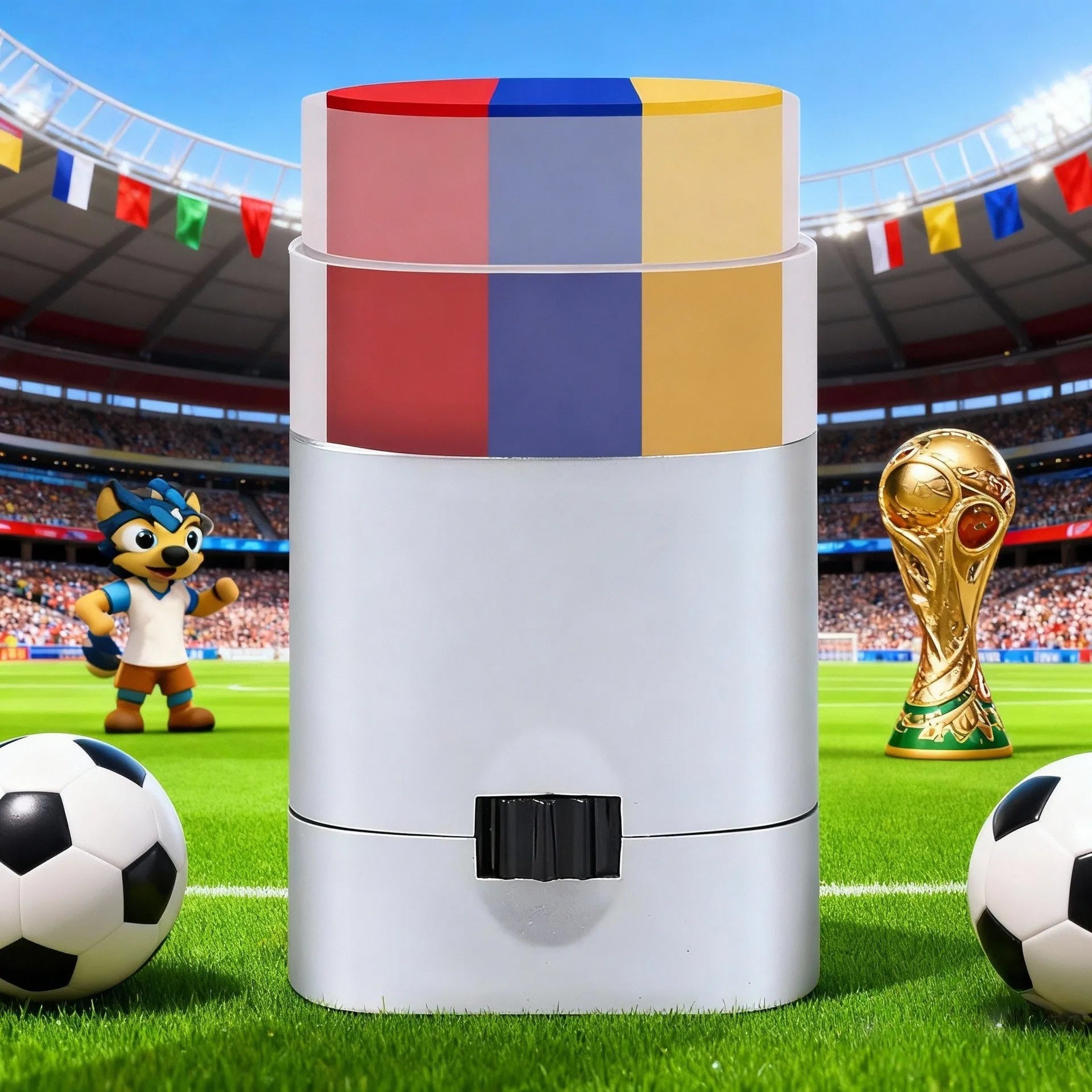 Pintura Facial em Bastão – Torcida e Futebol