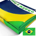 Bandeira do Brasil 3x5 Pés – Nylon Bordado Premium à Prova d'Água