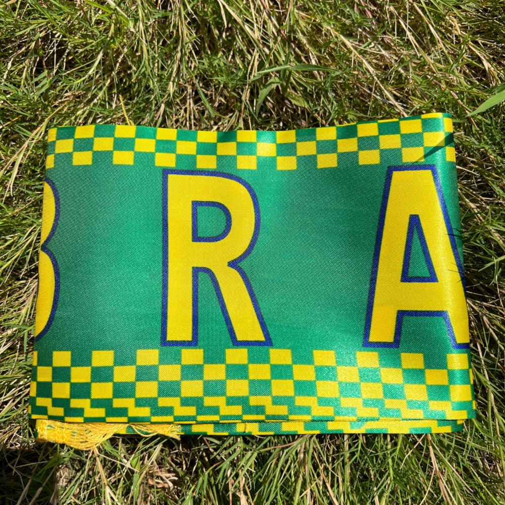 Cachecol Personalizado Bandeira do Brasil 14x130cm