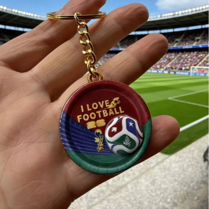Chaveiro Esmalte FIFA World Cup 2026 – Souvenir Futebol