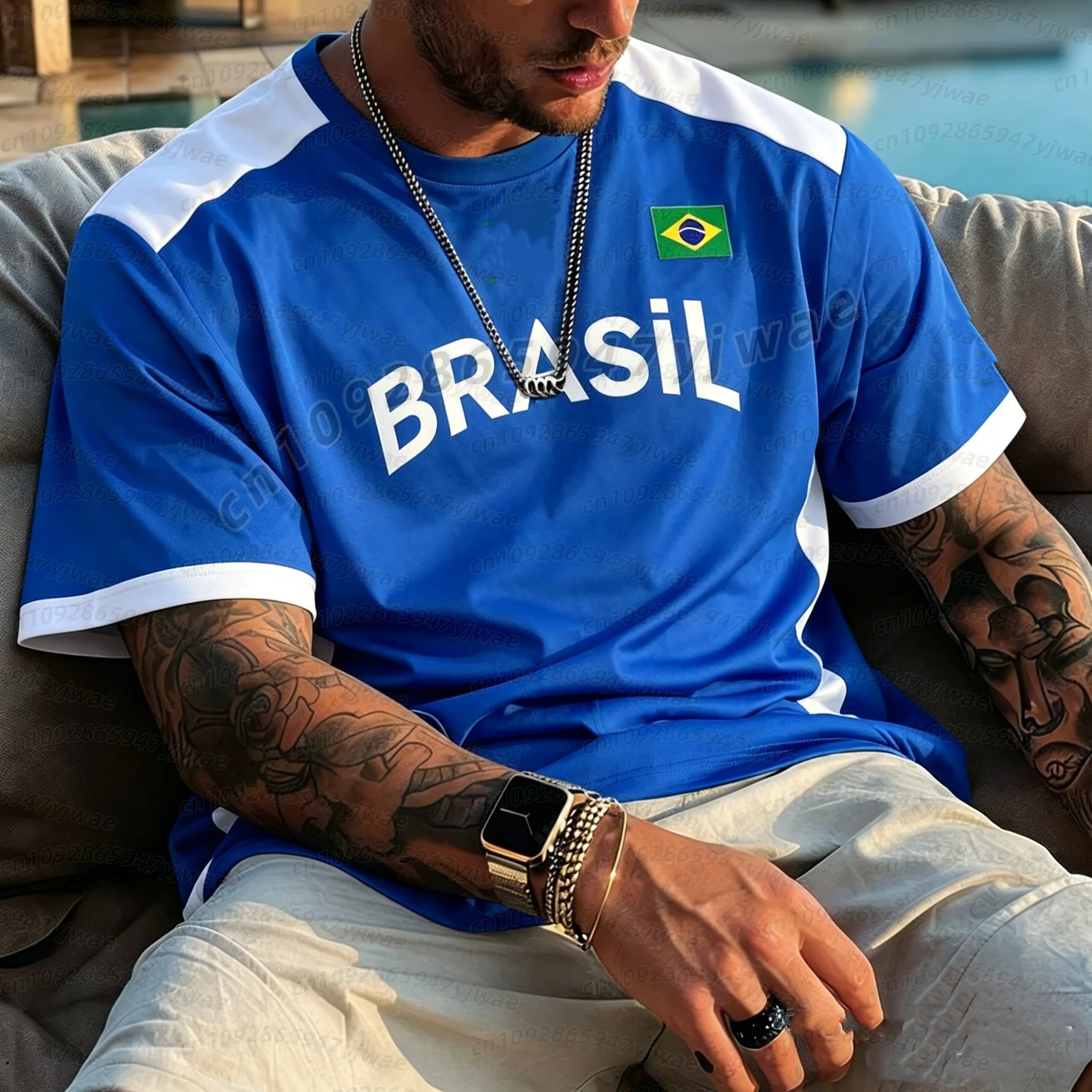 Camiseta Bandeira do Brasil 2026 – Masculina e Feminina