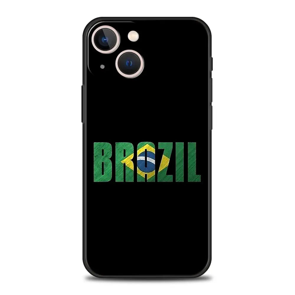 Phone Case Bandeira do Brasil – iPhone 7 ao 17