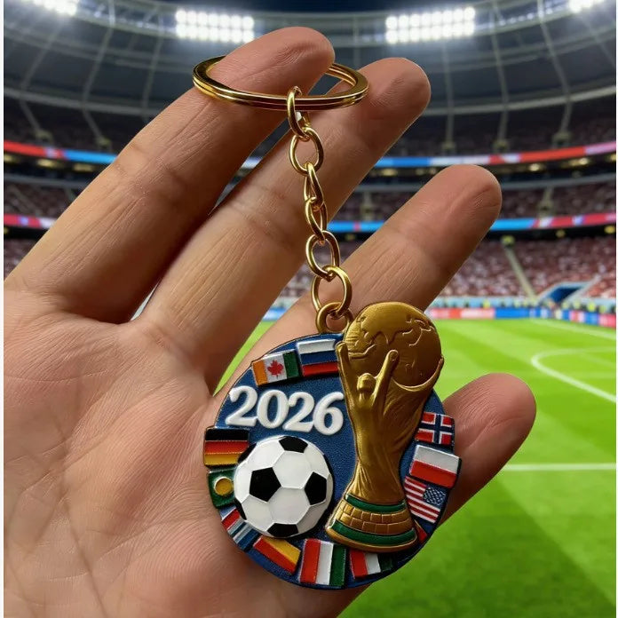 Chaveiro Esmalte FIFA World Cup 2026 – Souvenir Futebol