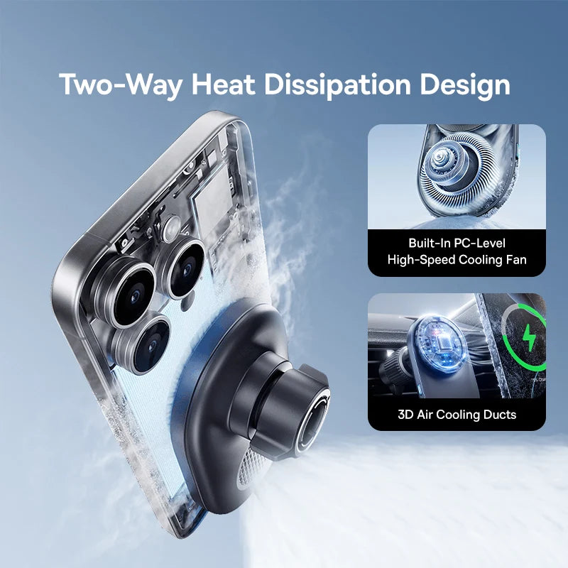 Suporte Veicular Magnético Baseus Qi2.2 Carregador Wireless 25W iPhone Samsung