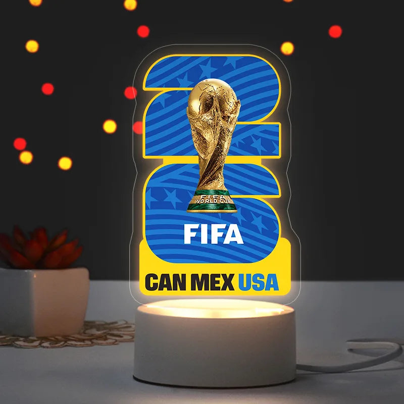 Luminária LED  FIFA 2026 – Decoração Futebol