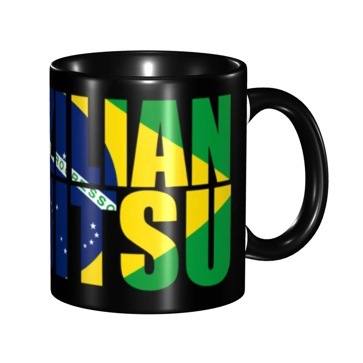 Caneca Cerâmica Bandeira do Brasil Personalizada