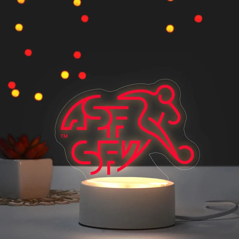 Luminária LED  FIFA 2026 – Decoração Futebol