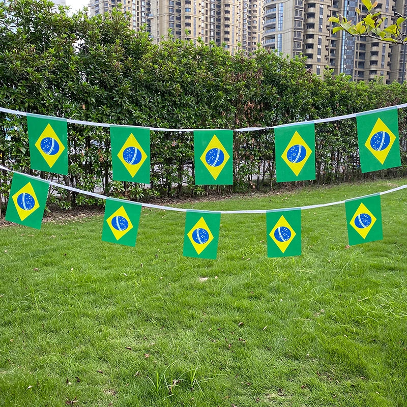 Kit 20 Bandeirinhas do Brasil – Decoração para Festas