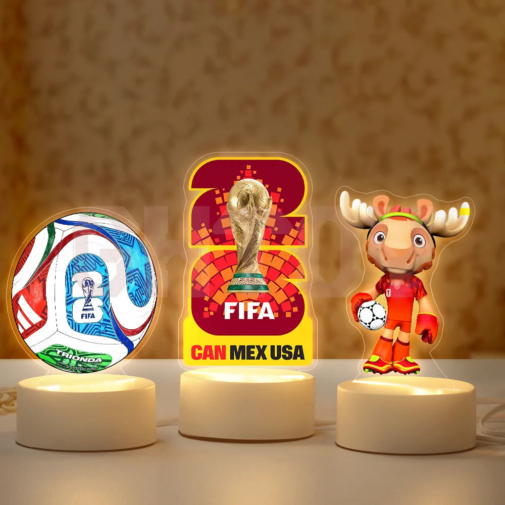 Luminária LED  FIFA 2026 – Decoração Futebol