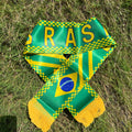 Cachecol Personalizado Bandeira do Brasil 14x130cm