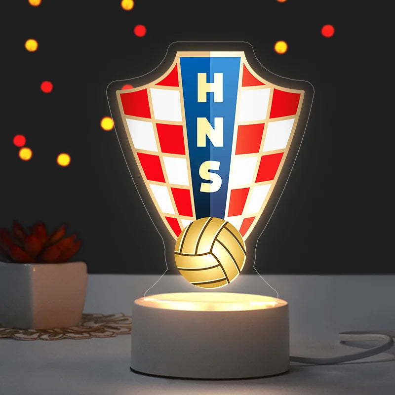Luminária LED  FIFA 2026 – Decoração Futebol
