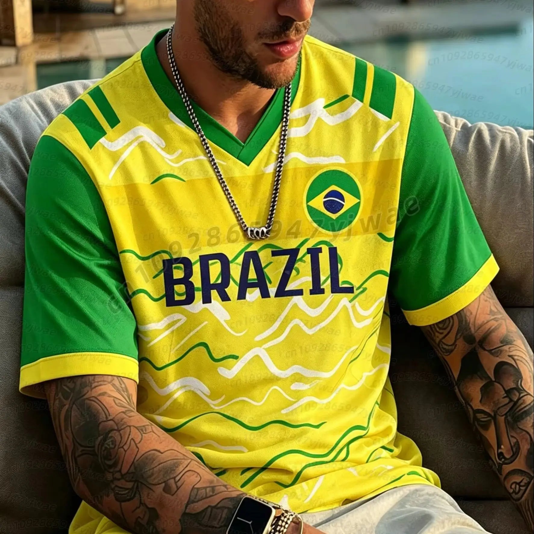 Camiseta Bandeira do Brasil 2026 – Masculina e Feminina