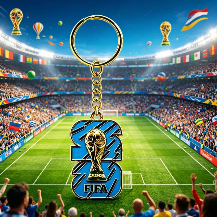 Chaveiro Esmalte FIFA World Cup 2026 – Souvenir Futebol