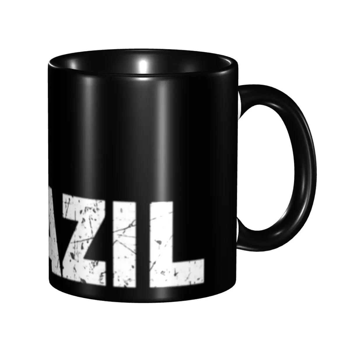 Caneca Cerâmica Bandeira do Brasil Personalizada