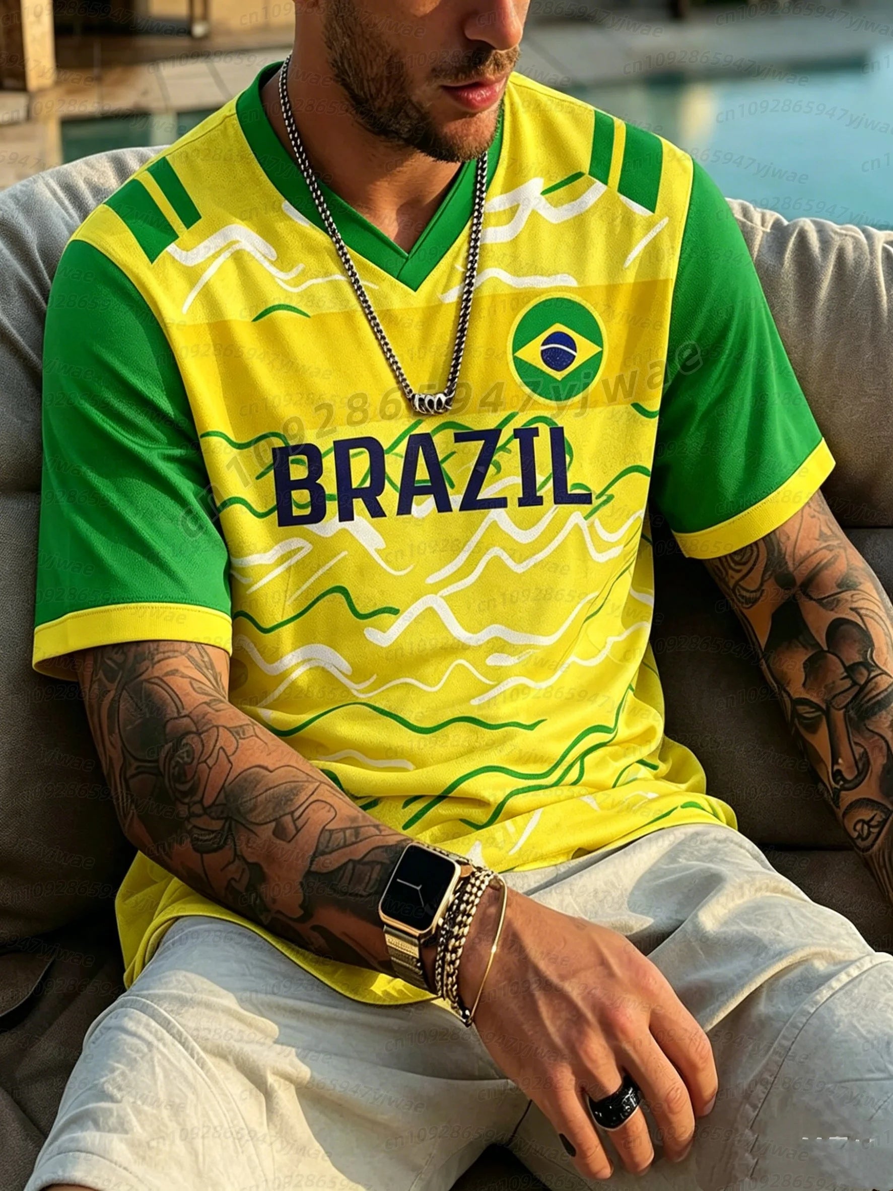 Camiseta Bandeira do Brasil 2026 – Masculina e Feminina