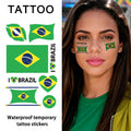 Tatuagem Temporária Bandeira do Brasil – À Prova d’água