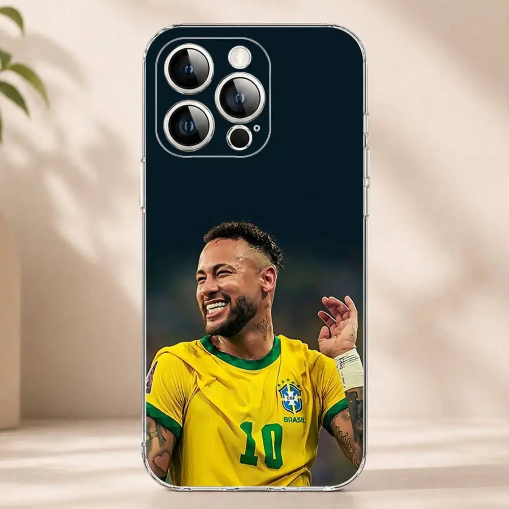 Capa Transparente Seleção Brasil – iPhone 11 ao 17