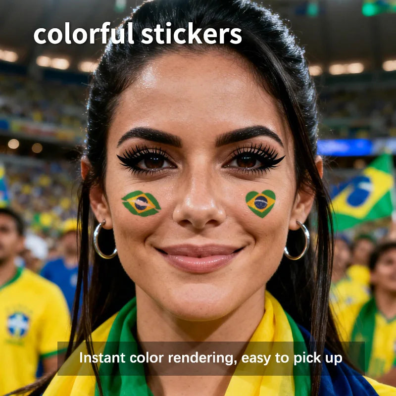Tatuagem Temporária Bandeira do Brasil – À Prova d’água