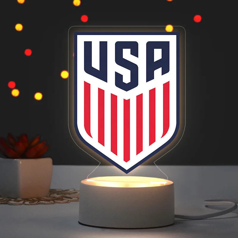 Luminária LED  FIFA 2026 – Decoração Futebol