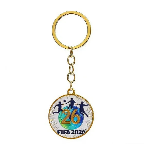Chaveiro Esmalte FIFA World Cup 2026 – Souvenir Futebol