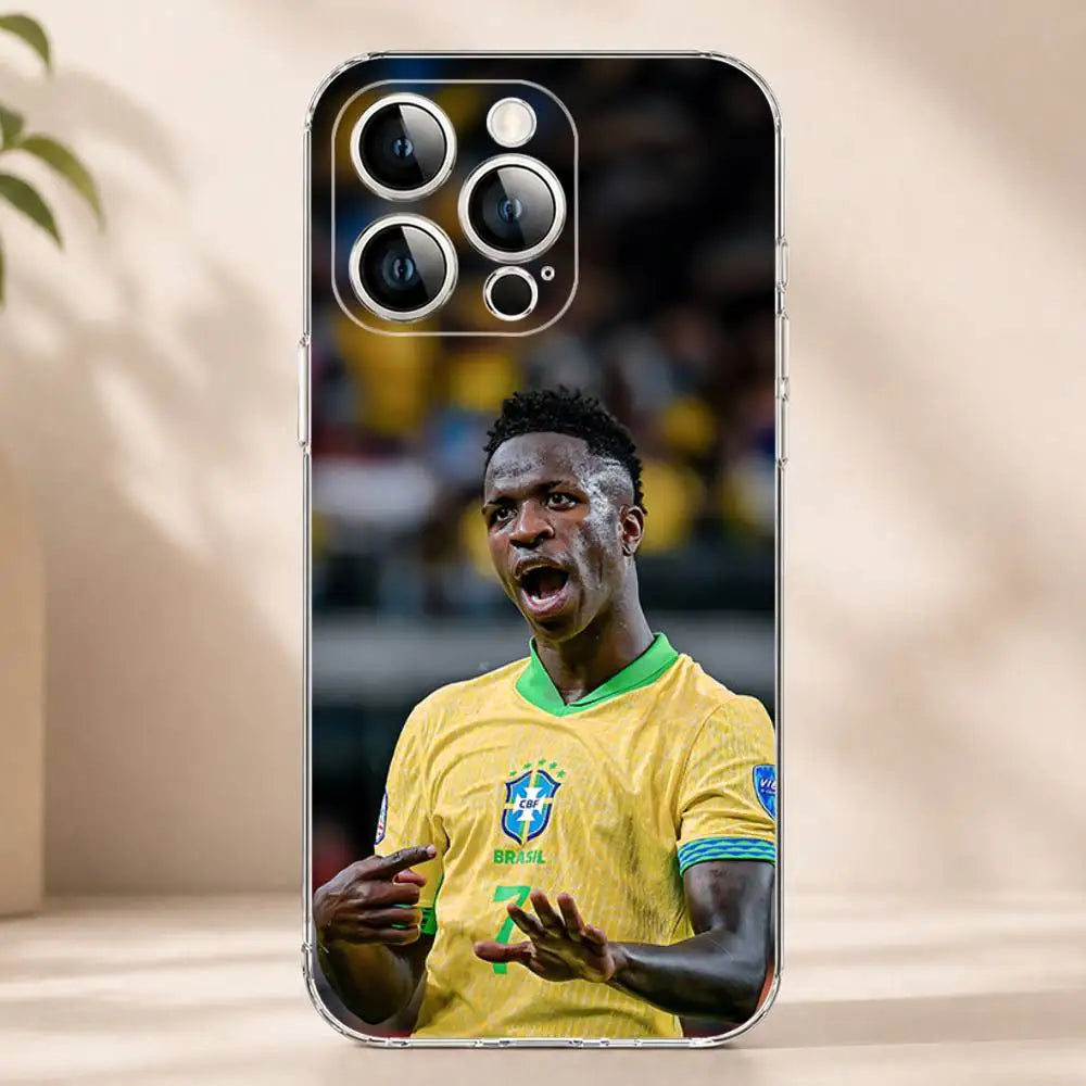 Capa Transparente Seleção Brasil – iPhone 11 ao 17