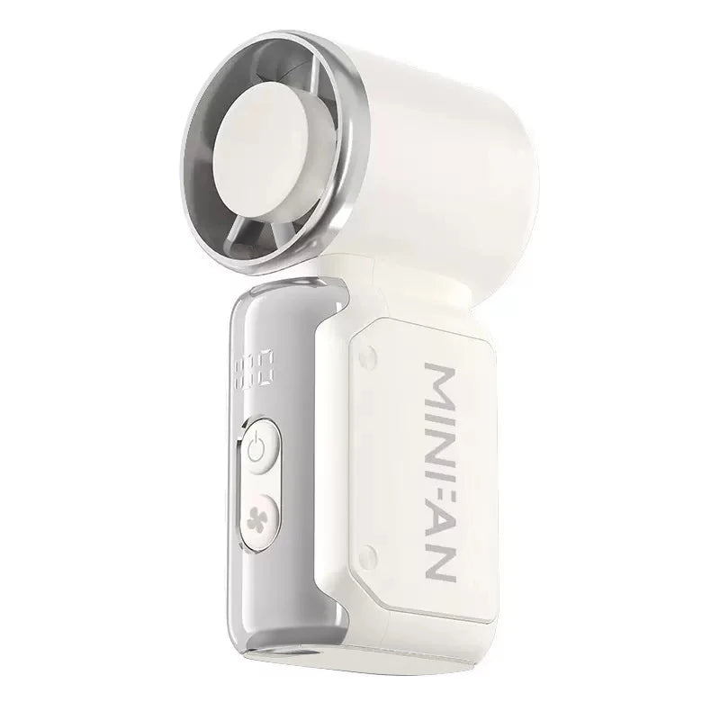 Mini Ventilador Portátil USB Recarregável para Viagem Escritório e Uso Externo
