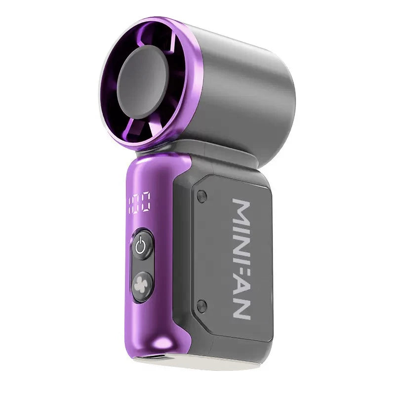 Mini Ventilador Portátil USB Recarregável para Viagem Escritório e Uso Externo