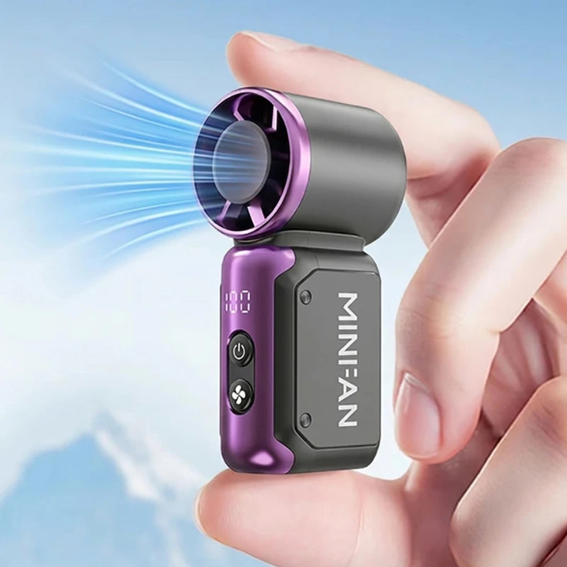 Mini Ventilador Portátil USB Recarregável para Viagem Escritório e Uso Externo