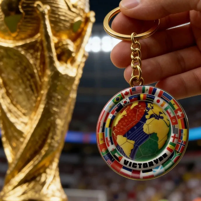 Chaveiro Esmalte FIFA World Cup 2026 – Souvenir Futebol
