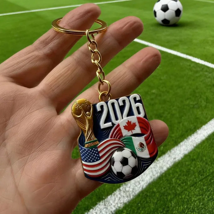Chaveiro Esmalte FIFA World Cup 2026 – Souvenir Futebol