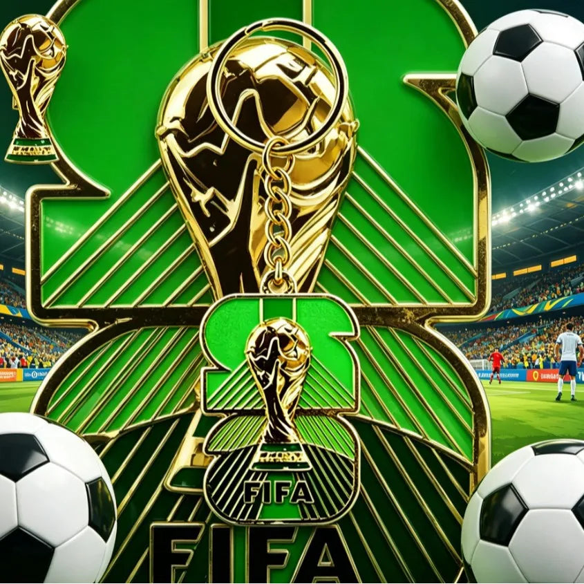 Chaveiro Esmalte FIFA World Cup 2026 – Souvenir Futebol