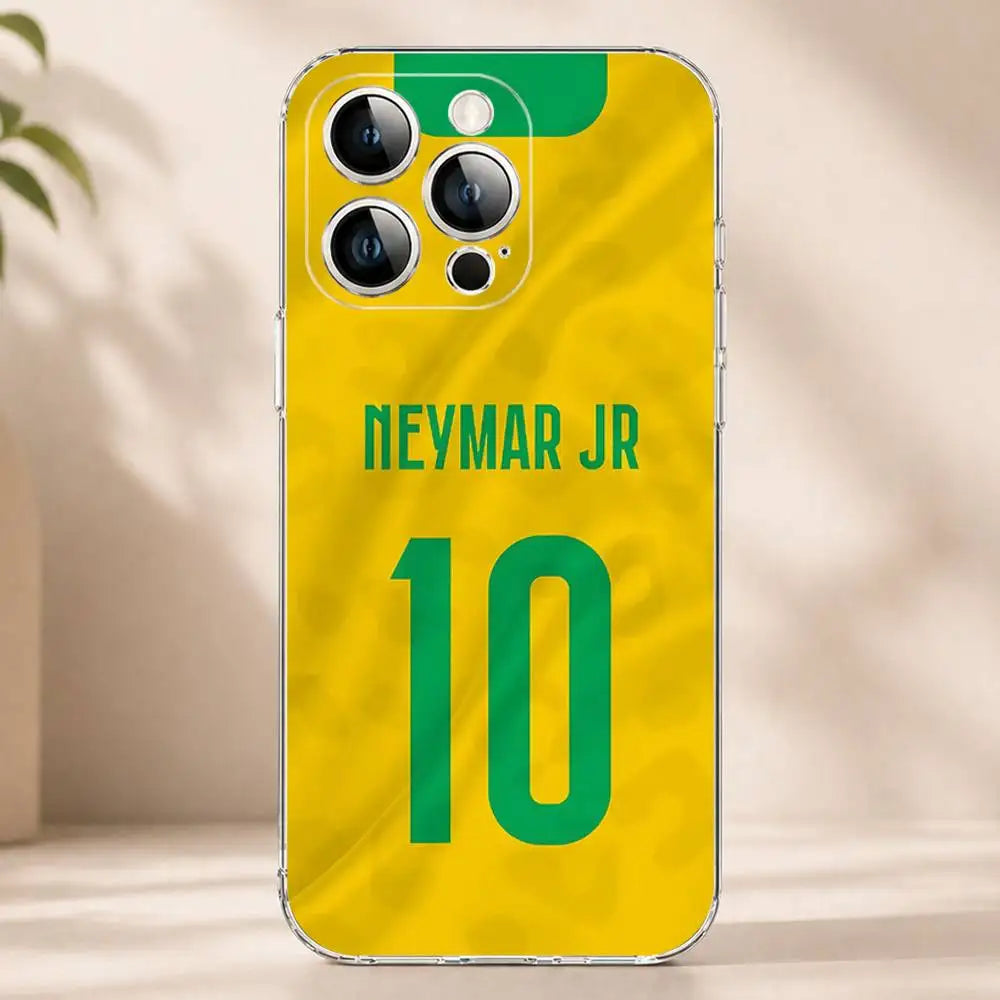 Capa Transparente Seleção Brasil – iPhone 11 ao 17