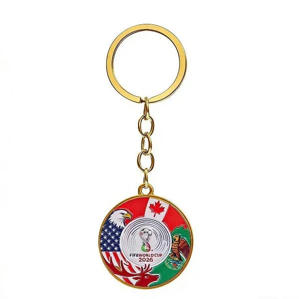 Chaveiro Esmalte FIFA World Cup 2026 – Souvenir Futebol