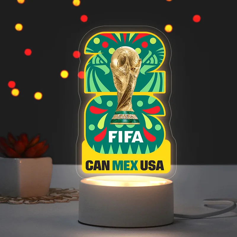 Luminária LED  FIFA 2026 – Decoração Futebol