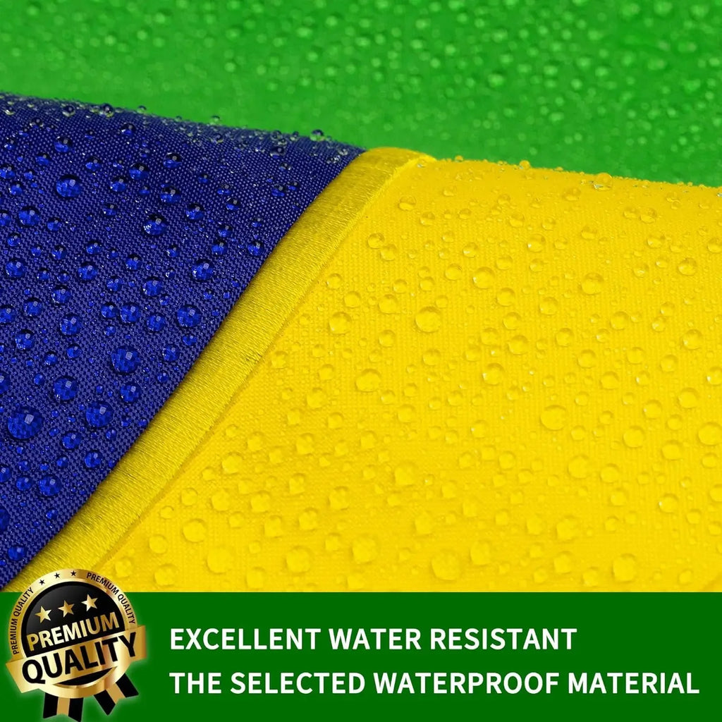 Bandeira do Brasil 3x5 Pés – Nylon Bordado Premium à Prova d'Água